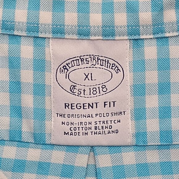 Brooks Brothers Regent Fit Stretch Non-Iron Button Down XL - Picture 4 of 8